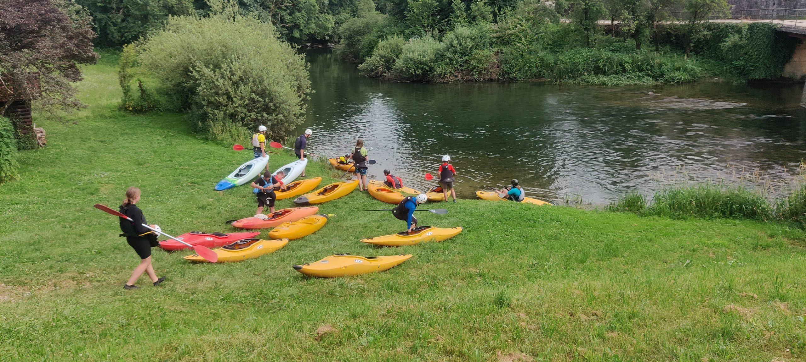 Mladi spustaši na Krki