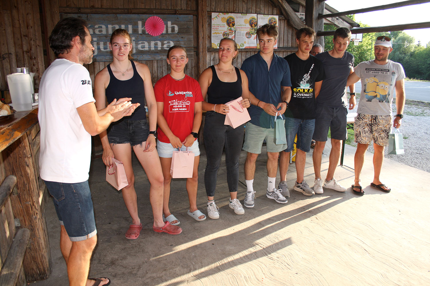 Sprejem za mlade spustaše